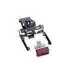 Nastaviteľný držiak ŠPZ čierna