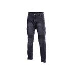 Nohavice Square Jeans Black