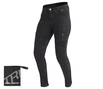 Nohavice Trilobite Parado slim fit ladies black level 2