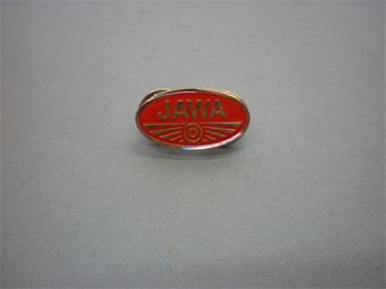 Odznak,svetlocerveny 24x13mm - Jawa