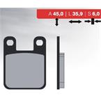 Organic brake pads 07 BRENTA FT3015  