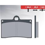 Organic brake pads 15 BRENTA FT3030  