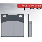 Organic brake pads 45 BRENTA FT3052  