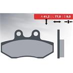 Organic brake pads 80 BRENTA FT3077  