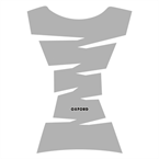 OXFORD NALEPKA NA NADRZ JAGGED SIVA