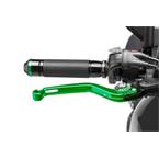 Páčka brzdy bez adaptéra dlhé green/silver