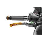 Páčka brzdy bez adaptéra extendable folding gold/green