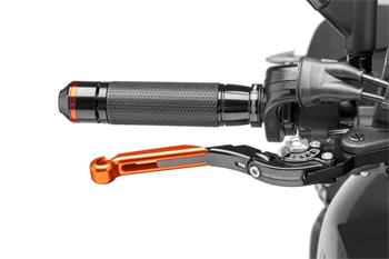 Páčka brzdy bez adaptéra extendable folding orange/silver