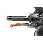 Páčka brzdy bez adaptéra extendable folding oranžová/modrá