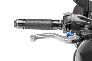 Páčka brzdy bez adaptéra krátke silver/blue