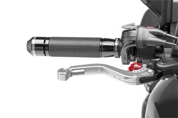 Páčka brzdy bez adaptéra krátke silver/red