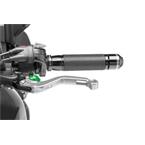 Páčka spojky bez adaptéra krátke silver/green