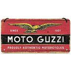 Plechová nástěnná cedula Moto Guzzi 20 x 10 cm