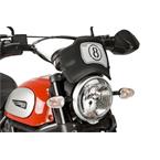 Plexi na motorku FRONTAL PLATE carbon look