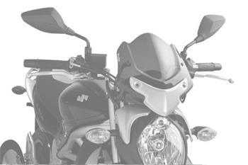 Plexi na motorku NEW. GEN SPORT smoke