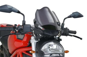 Plexi na motorku NEW. GEN SPORT tmavá dymová