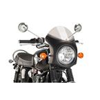 Plexi na motorku SEMI-FAIRING matná čierna priehľadné