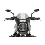 Plexi na motorku SEMI-FAIRING matná čierna smoke