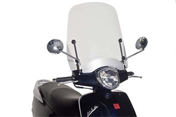 Plexi na motorku T.S. priehľadné