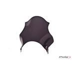 Plexi na motorku TRACK tmavá dymová univerzálne