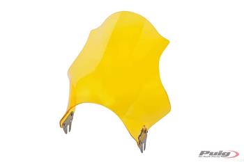 Plexi na motorku TRACK žltá