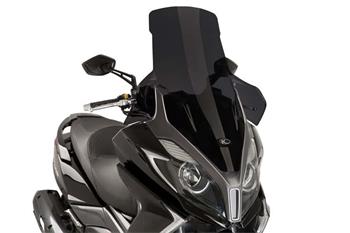 Plexi na motorku V-TECH LINE TOURING tmavá dymová