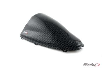 Plexi štít RACING carbon look