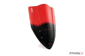 Plexi štít RACING červené