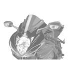 Plexi štít RACING červené