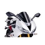 Plexi štít RACING čierna