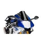 Plexi štít RACING čierna