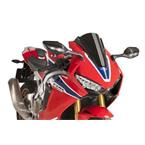 Plexi štít RACING čierna