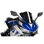 Plexi štít RACING čierna