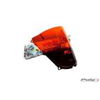 Plexi štít RACING oranžová