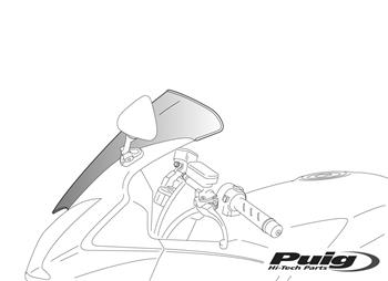 Plexi štít STANDARD červené