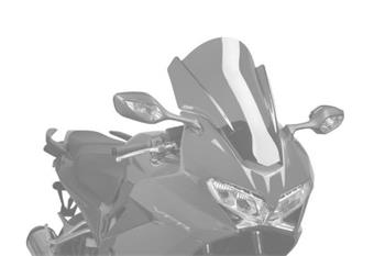 Plexi štít TOURING čierna