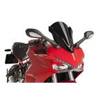 Plexi štít TOURING čierna