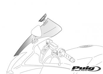 Plexi štít TOURING WITH VISOR smoke