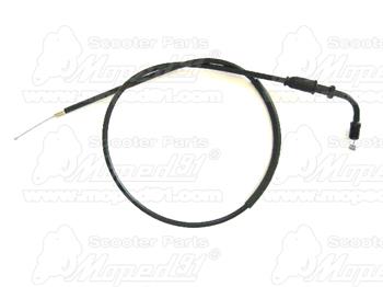 Plynové lanko YAMAHA NEOS 50 (97-00) / MBK OVETTO 50 ,dlžka:vnútorná: 84mm ,vonkajšia: 81mm