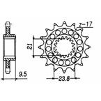 Predné kolečko JT MOTO