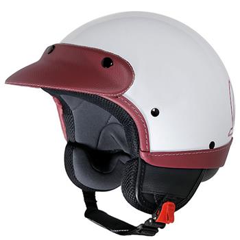prilba Vespa Classic white/red L