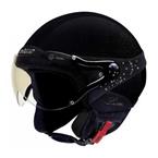 Prilba X60 Luna Black Celestial S-elementy Swarovski