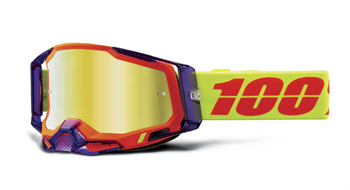 RACECRAFT 100% okuliare Panam, zlaté plexi