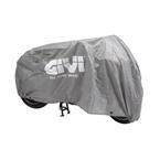 S 200 plachta na moto světle šedá, nevodotěsná (do garáže, skladu)