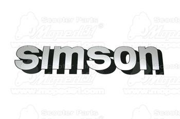 Samolepka SIMSON ,na nádrž ,strieborný-čierny