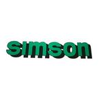 Samolepka SIMSON ,na nádrž ,zelený
