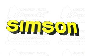 Samolepka SIMSON ,na nádrž žltý