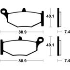 SBS 833LS Brzdové desticky SBS MOTO