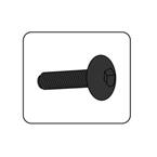 Screws ANODIZED červené M6 x 30mm (6pcs)
