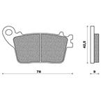 Sintered brake pads 99 BRENTA FT4114  